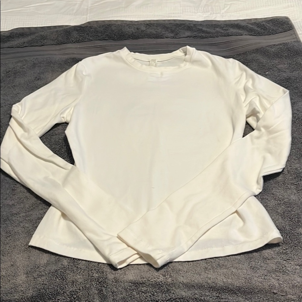 SKIMS White Long Sleeve T-shirt